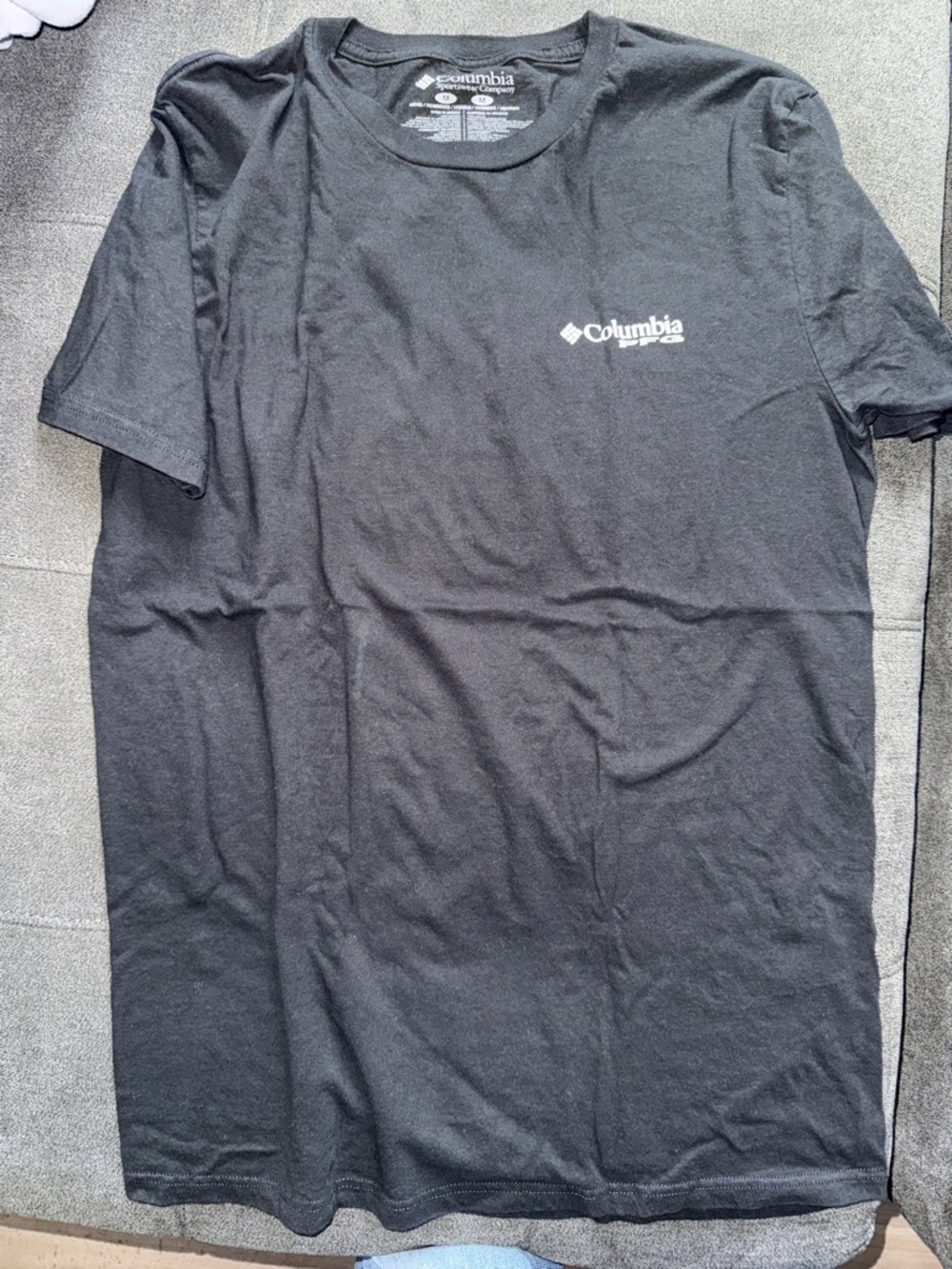 Columbia Black Short-Sleeve Logo Tee